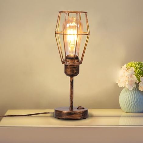 Table Lamp LED Decorative Bedroom with Switch (1/4)