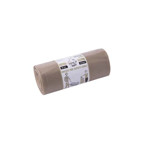 SACCO CALCINACCI LDPE- - colore ambra cm.40x70 lt.35 gr.57/62 rt da pz.15 - 20 pezzi