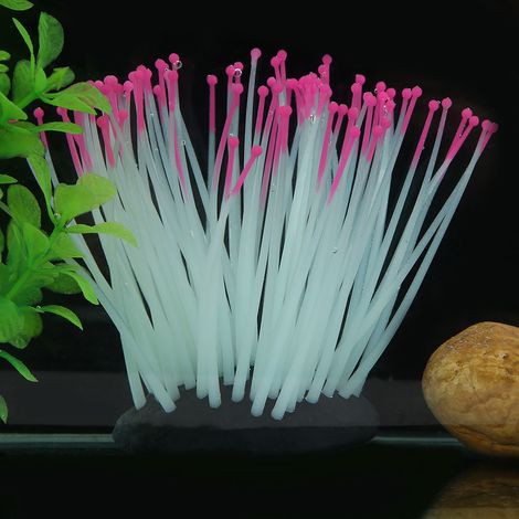 Anémone de Mer Artificielle Luminescente Rouge Petite - AUTRES (1/5)