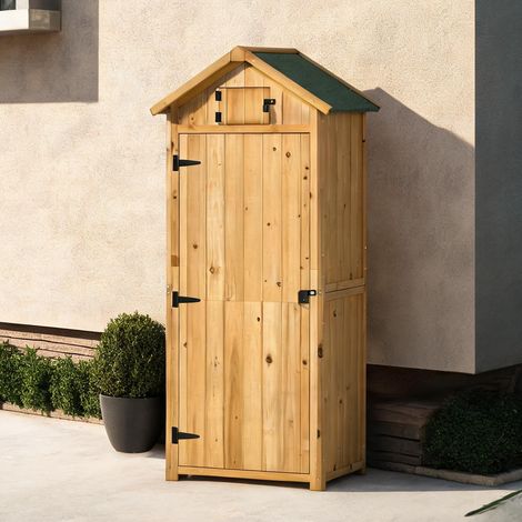 Chariot de jardin en tannenholz 77 x 54,2 x 179 cm (1/5)