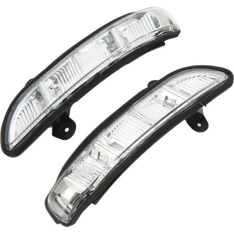 Paire de clignotants de rétroviseur (2198200521) de remplacement pour feu de gabarit jaune de porte pour MERCEDES BENZ,de (1/4)