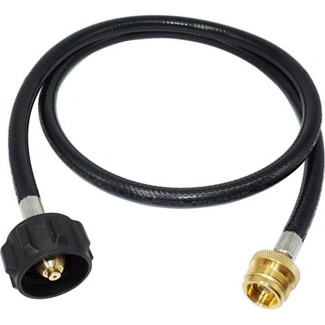 4 Feet Propane Adapter Hose 1 lb to 20 lb Converter Replacement for QCC1/Type1 Tank (1/5)