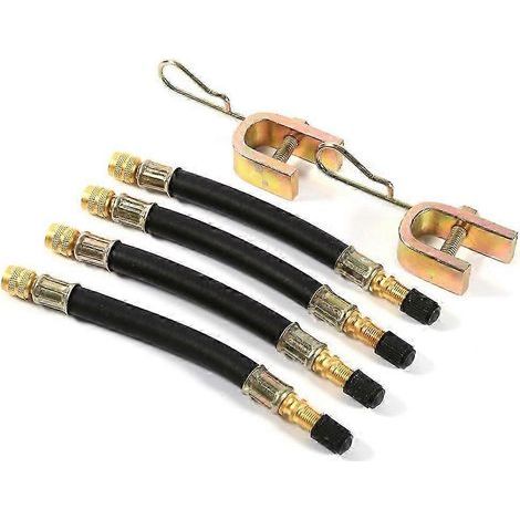 rallonges flexibles de valve de pneu de 140 mm, moyeux de roue, adaptateur de transport pour camion (1/5)