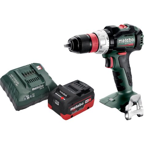 Taladro atornillador a batería Metabo BS 18 LT BL Q 18 V 75 Nm sin escobillas + 1x batería LiHD 5,5 Ah + cargador