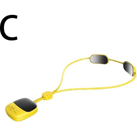 Appareil de massage intelligent suspendu pour la nuque, les cervicales et le dos, avec compresse chaude, EMS pour les cuisses, massage portable pour soulager la douleur et détendre le dos, mini sac à
