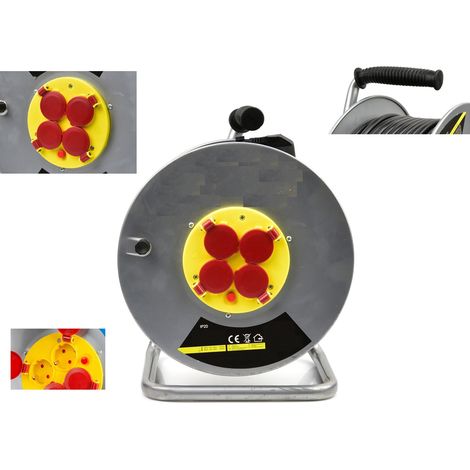 Keltin K00233 prolongateur électrique 50 mètres métallisé