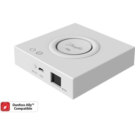 Danfoss Gateway Ally, AP, LAN, Zigbee per Danfoss Ally elettr, termostati, 014G2400 (1/3)