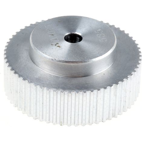 Poulie pour courroie crantée en Aluminium 60 dents , pas de 2mm, alésage 5mm ( Prix pour 1 )
