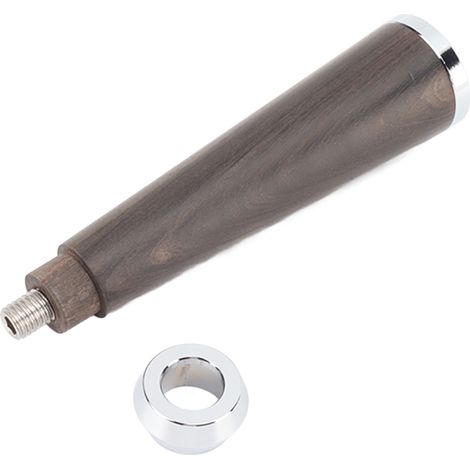 Kaffeefiltergriff mit M10-Gewinde, schwarze, glatte Rosenholz-Oberfläche, Ersatz für Bar-Kaffeemaschinen (1/5)