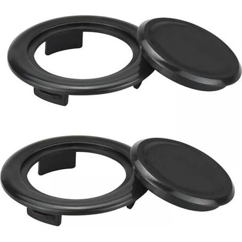 Lot de 2 anneaux de protection en plastique pour parasol de table, 42 mm, anti-casse, anti-usure, résistant au soleil, anneau de table pour parasol d'extérieur (1/5)
