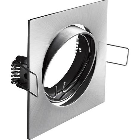 Deckenstrahler porto-K IP20 quadratisch Edelstahl Z REG - V-PRAN6-02