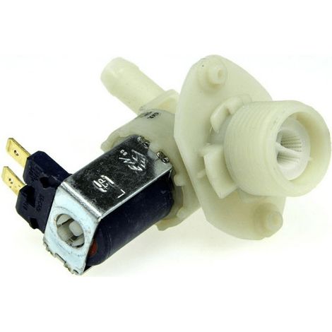 ELECTROVANNE 1 VOIE COUDE 180°D12 POUR LAVE VAISSELLE CURTISS - 83420311 (1/2)
