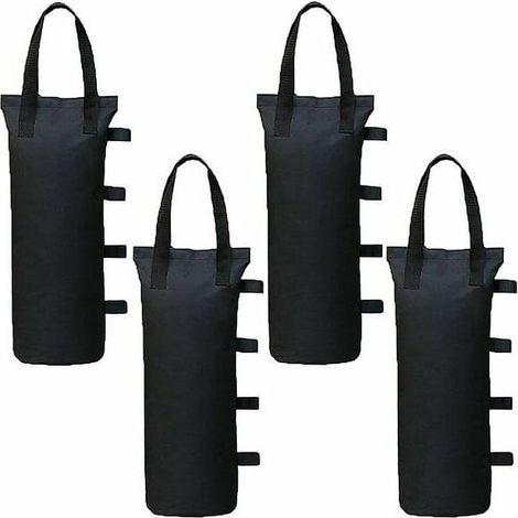 Lot de 4 Poids de Gazebo pour Tonnelle et Pavillon, Sac de Lestage Sable pour Jambes, Tentes Pare-Soleil, Parasol (1/5)