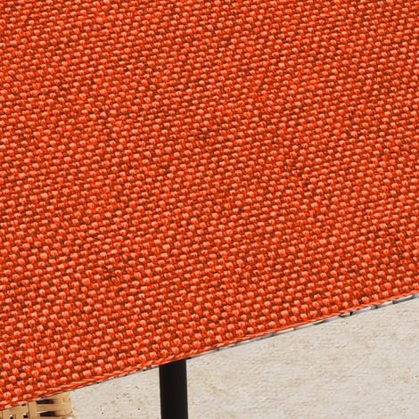 Tente de rechange 3x3m orange pour abri de jardin en polyester, avec aérations intégrées (1/5)