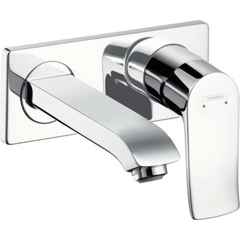 Mezclador monomando hansgrohe Metris para lavabo empotrado (1/3)