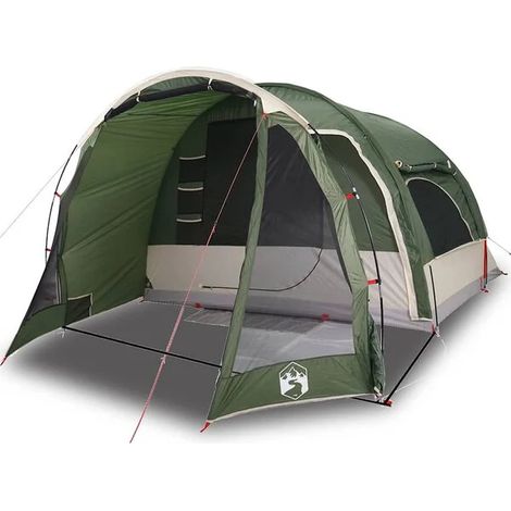 tente familiale verte imperméable pour 6 personnes