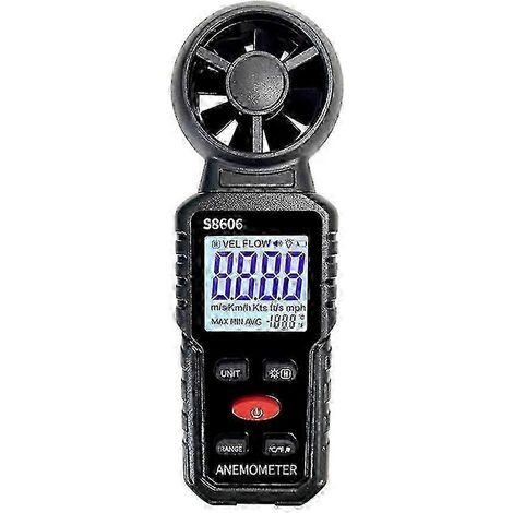 Anémomètre S8606 / Anémomètre pour mesurer avec une grande précision la vitesse, la température et le volume de l'air intérieur et extérieur. (1/5)