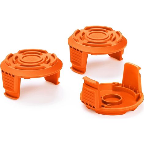 Couvercle de capuchon de bobine pour Worx, couvercles de capuchon de bobine de remplacement pour tondeuse Worx, adaptés au mangeur de mauvaises herbes Worx (paquet de 3) (1/5)