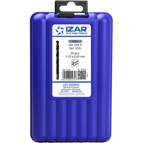 Izar REF. 1456 JUEGO BROCAS DIN338 25-UDS. (1/3)