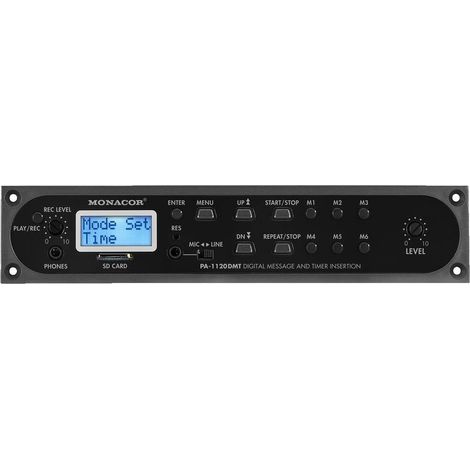 Monacor PA-1120DMT Sélecteur de programme ELA