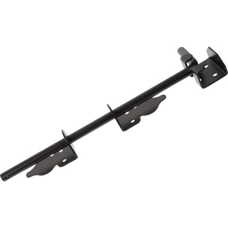 Loquet en Fer Noir 12 Pouces, Verrou de Porte pour Portails et Portes en Bois, Usage Agricole et Résidentiel, Fonction Sécurité Renforcée (1/5)