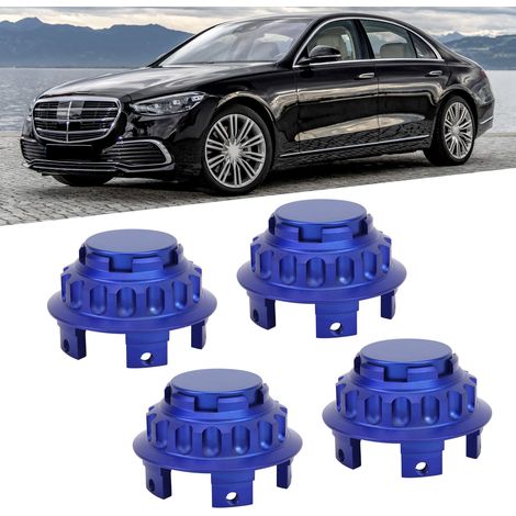 Cache-moyeu universel Mercedes-Benz 75 mm A1714000025 Bleu (1/5)