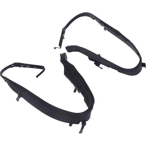 Cosiki Scheinwerferdichtungs-Set, Paar Frontscheinwerferdichtungs-Sets, linke und rechte Gummi-Scheinwerferdichtungsblende 4B0941191A 4B0941192A für C5 2002-2005.