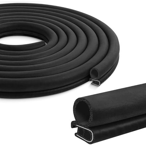 Joint de Porte de Voiture Universel Joint d'étanchéité en Caoutchouc pour la protection des arêtes Joint de porte noir en caoutchouc pour voitures, bateaux et camions (Joint côté) (1/5)