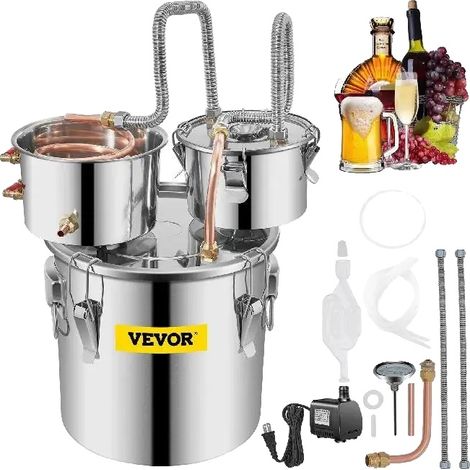 Distillateur d'alcool, Haute capacité, Système de refroidissement rapide (1/5)