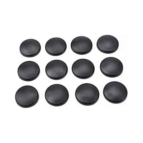 Set of 12 practical stickers for car interior - Rustproof - Screw protectors - Black (1/5)