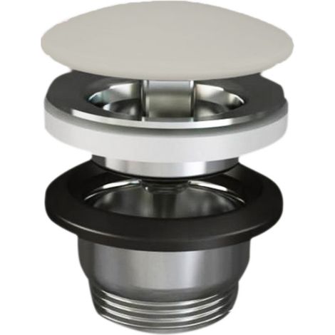 PILETTA LAVABO FEELING SENZA TROPPO PIENO- Tappo Beige Opaco- RAK- pezzi 1