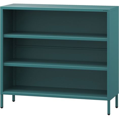 Etagère basse LUCA, 1000 x 900 x 350 mm, Moderne : marine (1/4)