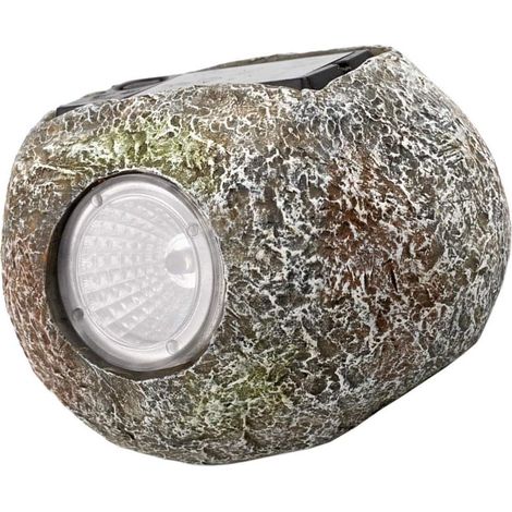Lampes de jardin solaires LED étanches en pierre, lampadaire d'extérieur - AquaForge (1/4)