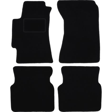 Schwarze Veloursmatten für: Subaru Impreza II GD Limousine, Kombi (2000-2007) (1/5)