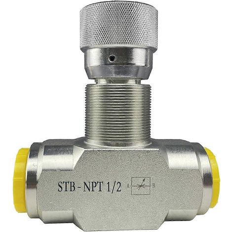 Clapets papillon unidirectionnels haute pression de précision pour la régulation de vitesse des huiles hydrauliques et des gaz (multicolores) 1/2'' (1/5)