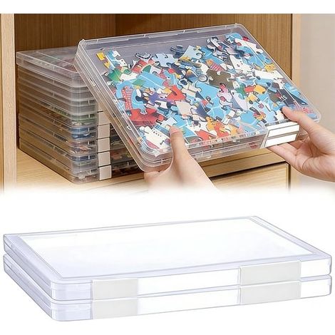 Juego de 2 piezas: organizador de archivos,organizador portátil para proyectos tamaño A4,adecuado para material de oficina (1/5)