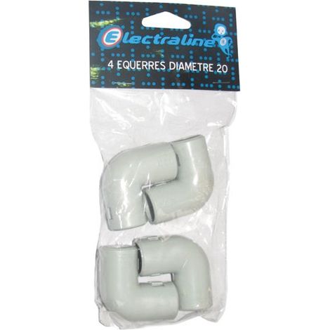 ELECTRALINE - Coude iro Ø20 sac 4 pièces (1/2)