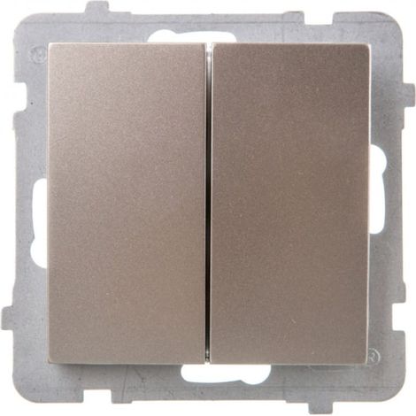 AS Kerzenständerverbinder, satiniertes Licht ŁP-2G/m/45
