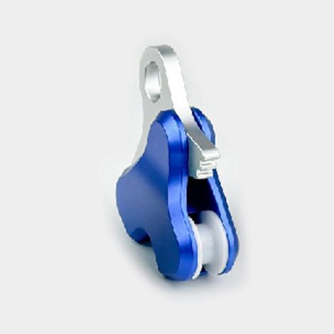 Poulie de corde d'apnée en alliage d'aluminium, dispositif de largage de corde et système de récupération de corde, adapté aux cordes de 8 à 10 mm, noir. (1/5)