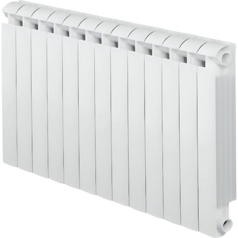 Radiatore in ghisa alluminio 2016W riscaldamento centrale 13 elementi KLASS 800 bianco