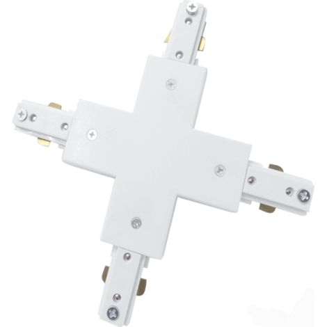 Connecteur X Rail Triphasé BLANC - SILAMP