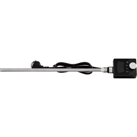 Résistance Électrique pour Radiateur de Salle de Bain Granitan Push 400W Noir (1/3)
