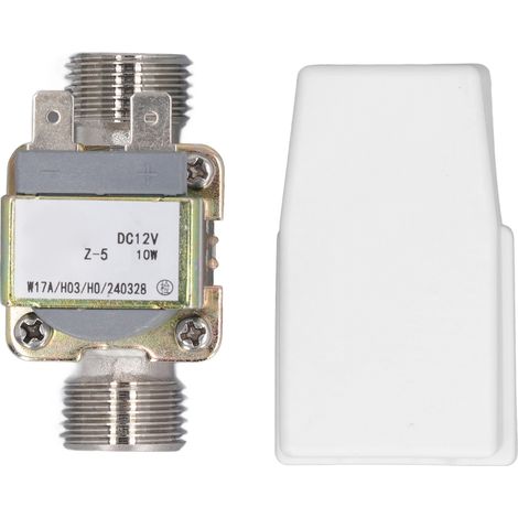 Électrovanne électrique 12 V CC, filetage G1/2 pouce, purge d'eau haute température pour distributeur, lave-linge, lave-vaisselle