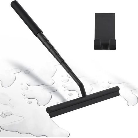 Raclette Douche,Raclette Silicone, Raclette De Douche, Raclette Sol, Grattoir Vitre, Adapté pour Verre, Miroirs,Carreaux, Les Sols (1/4)