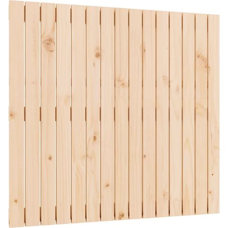 Testiera per dormire accessorio per camera da letto pensile stile pallet 95,5 x 3 x 90 cm in legno di pino massiccio TDL0202742