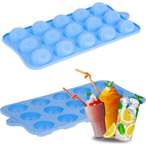 TG56555 STAMPO PER GHIACCIO IN SILICONE A FORMA DI PRALINA 15 CUBETTI STAMPO PER CUBETTI DI GHIACCIO