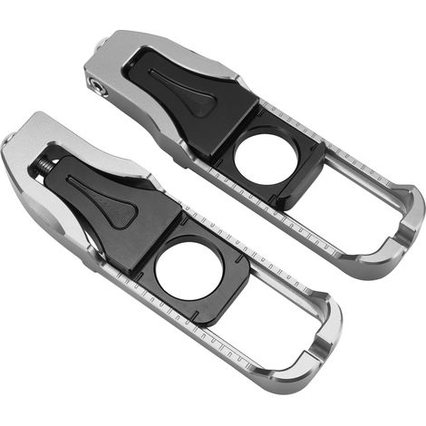 Paire de tendeurs de chaîne gauche et droit pour moto Yamaha YZF R6 2017-2020 (Titane) (1/5)