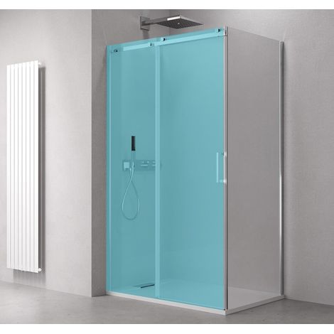 Polysan Thron - Paroi de douche 70x200 cm, Antidrop, verre transparent/chrome TL3070 (1/5)