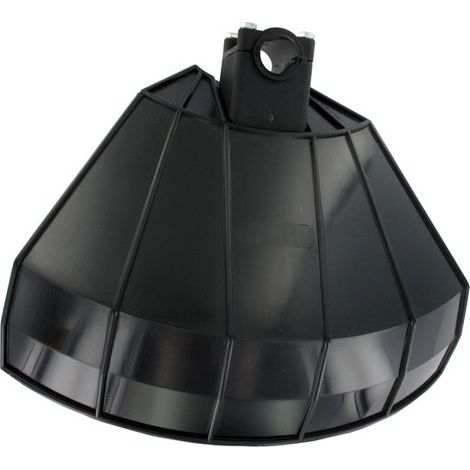 Carter de protection enveloppant en résine plastique pour tubes de débroussailleuses de diamètre: 26 à 28mm.