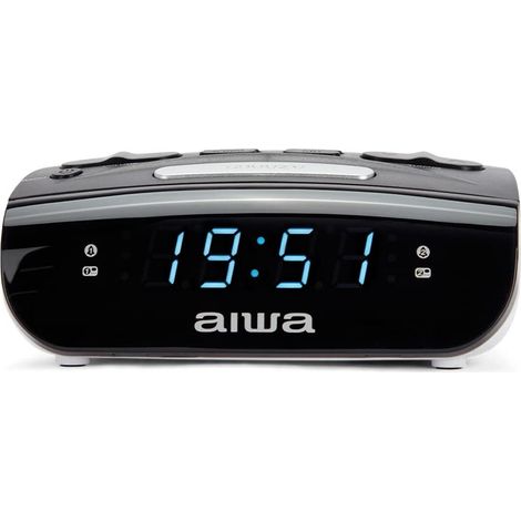 RADIO DESPERTADOR AIWA CR-15BK DOBLE ALARMA FM